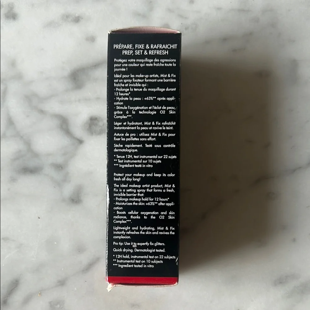 Makeup Forever Black Setting Spray for Flawless Finish